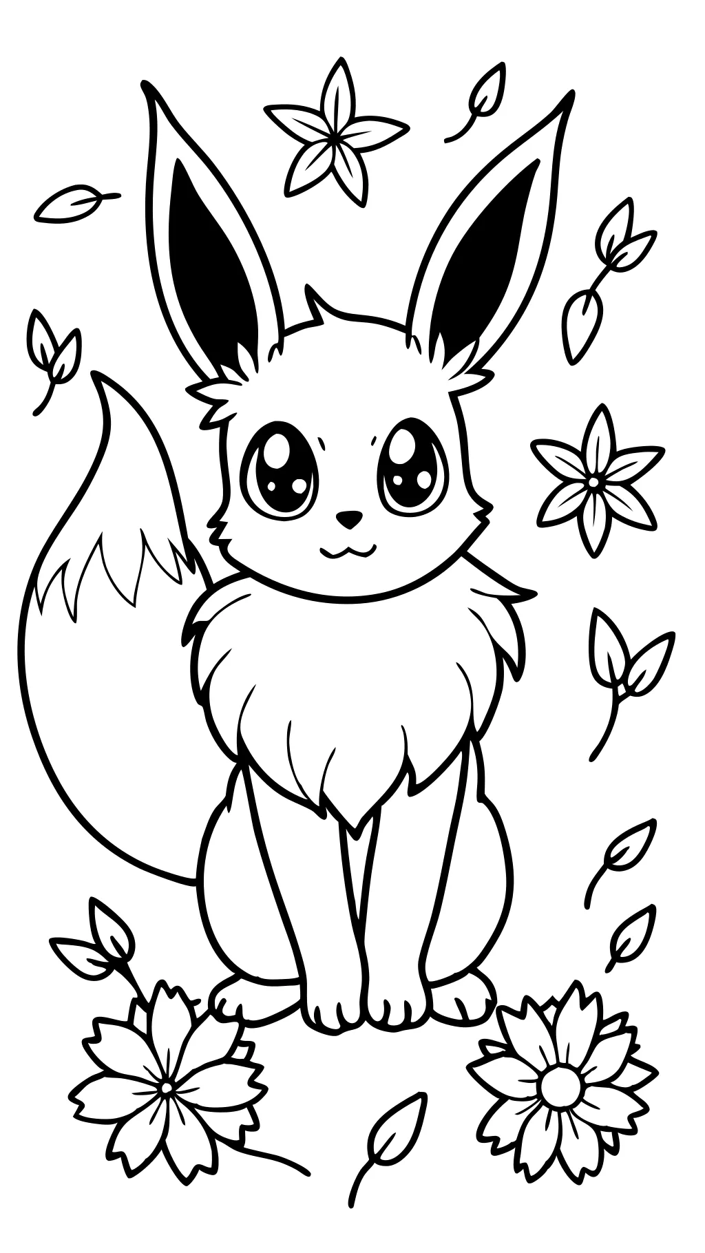 pokemon eevee coloring pages